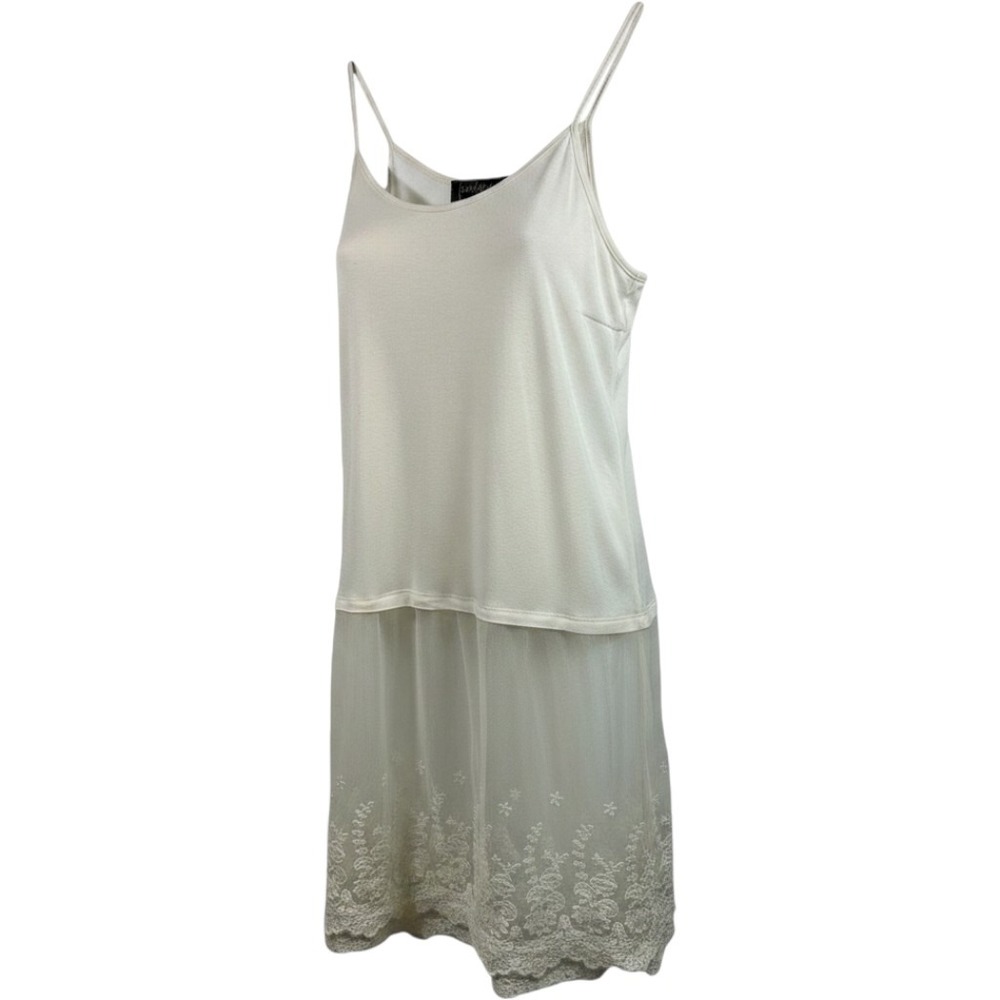 Fourteen and Ninth Cream Lace Trim Camisole Top M Cottagecore Coquette Fairycore